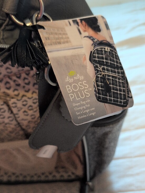 NWT Itzy Ritzy Boss Bag Plus Heather Gray - Diaper Bag main image 6